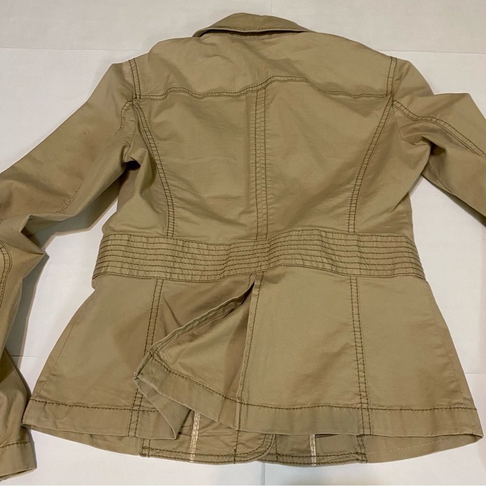 LOFT Women's Utility Jacket in Tan - Picture 9 of 11